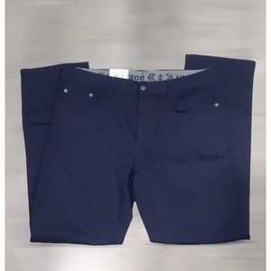 Men's IZOD Jeans Regular Fit Comfort Stretch 5 Pocket 36x42 Navy Blue New